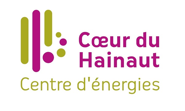 Logo verts et violets du Coeur du Hainaut