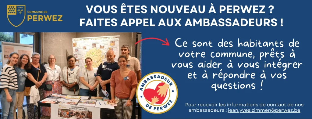 Photo des ambassadeurs de Perwez