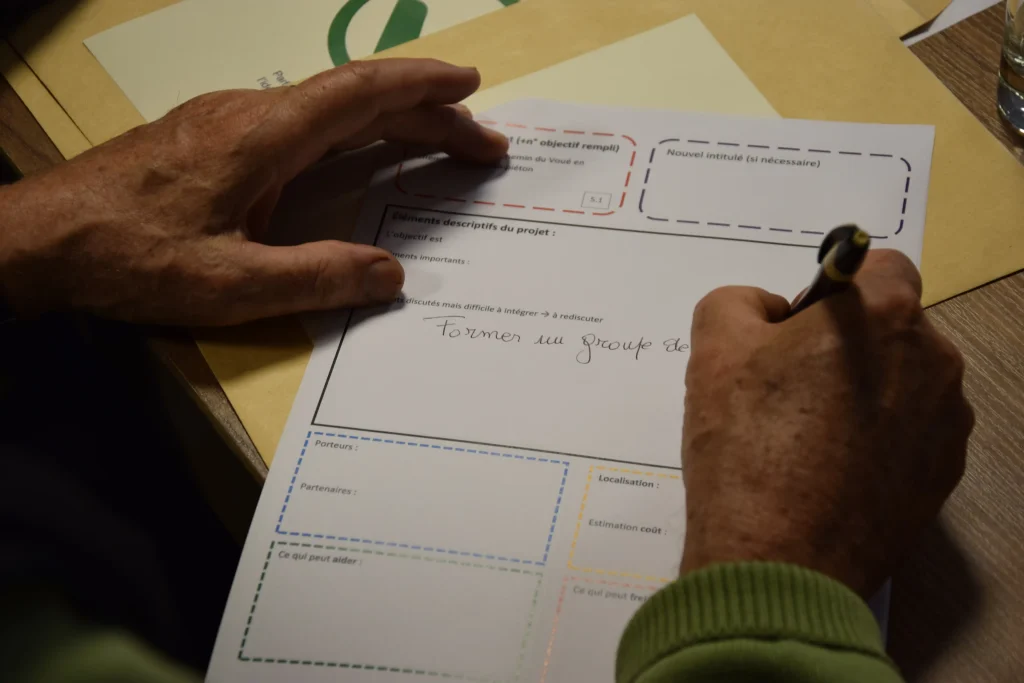 Dalhem - GT élaboration travail sur Fiche projet