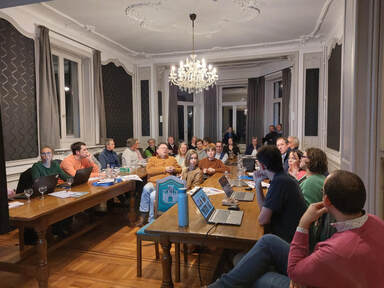 Liaison cyclable Hannut-Wasseiges : l'avant-projet présenté - photo d'une réunion 